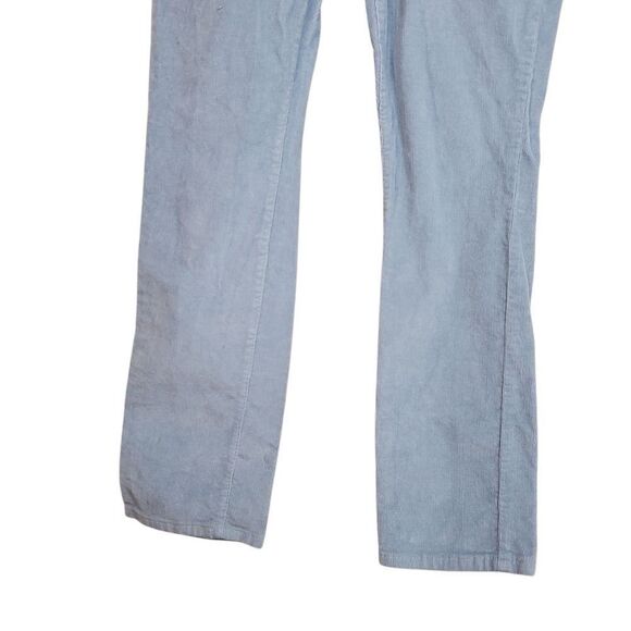 NYDJ Powder Blue Corduroy Stretch Mini Boot Cut Pants Size 4 - Picture 4 of 17